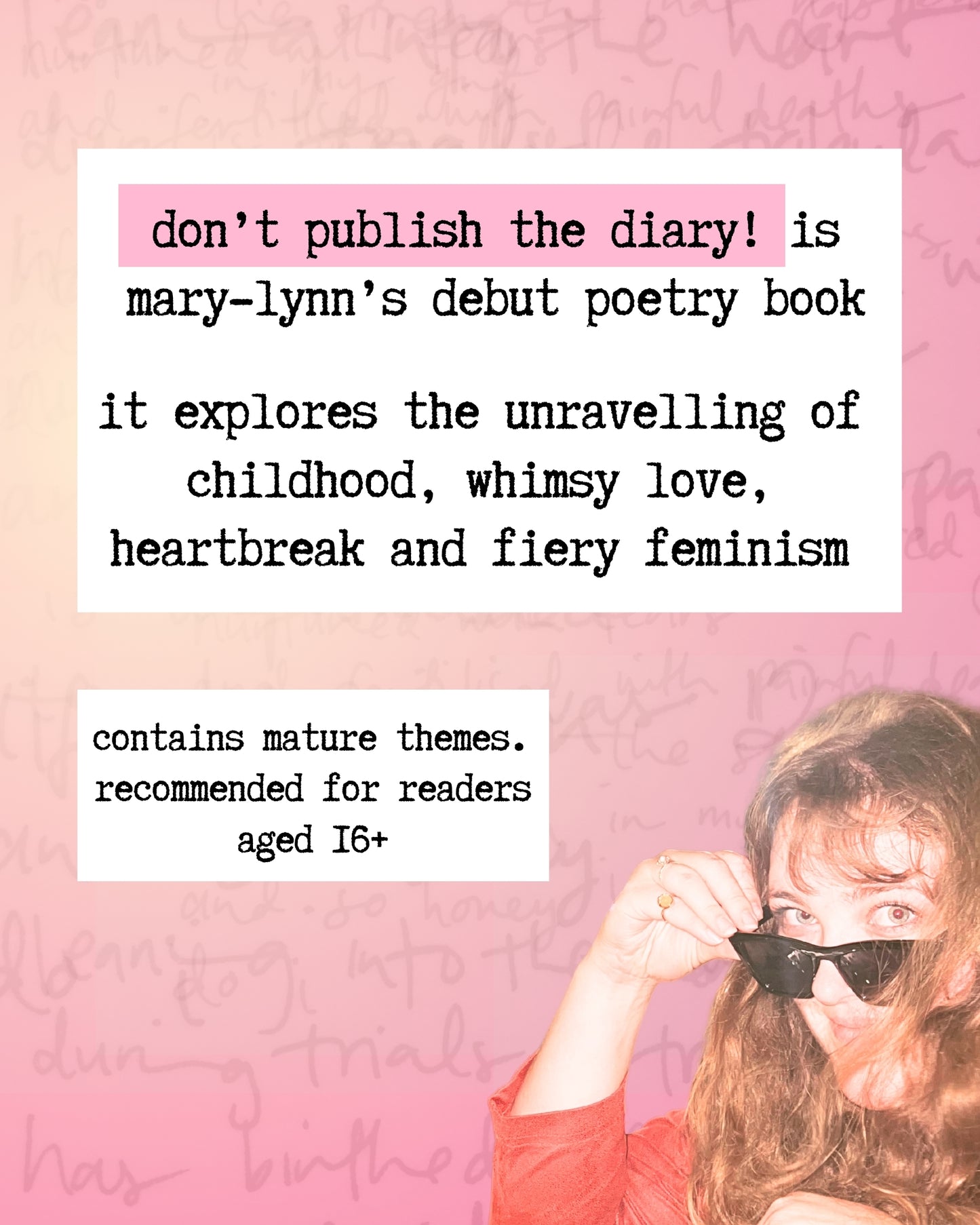 don't publish the diary! (nz & aus preorders only)