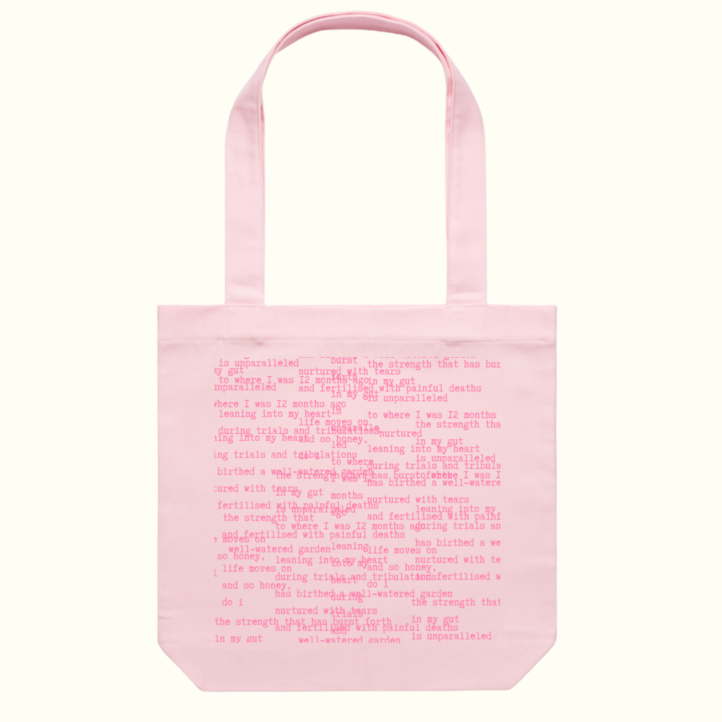 Poetry Tote - So honey, do i