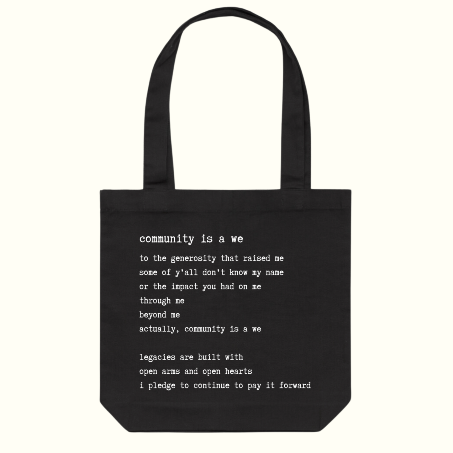 Poetry Tote - Full Print