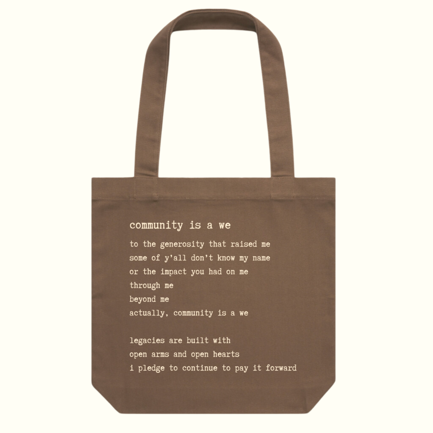 Poetry Tote - Full Print