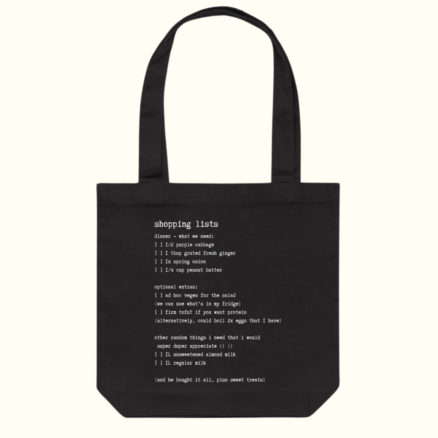 Poetry Tote - Full Print