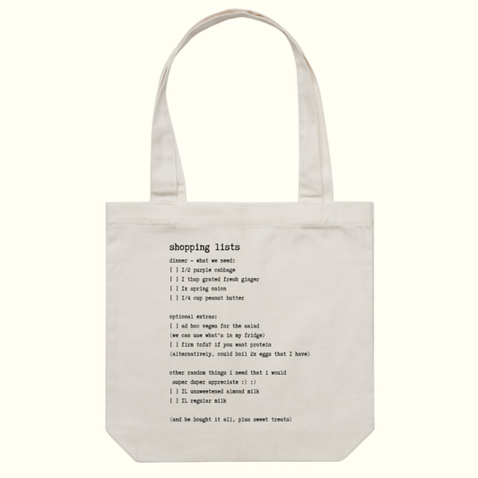 Poetry Tote - Full Print