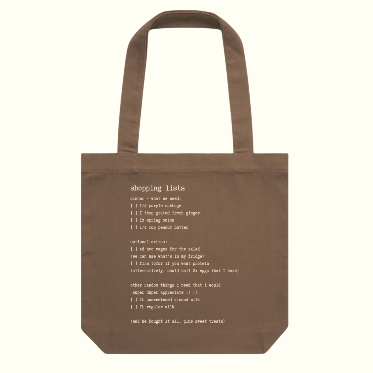 Poetry Tote - Full Print