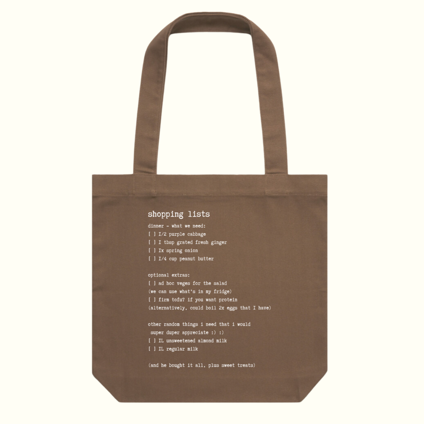 Poetry Tote - Full Print